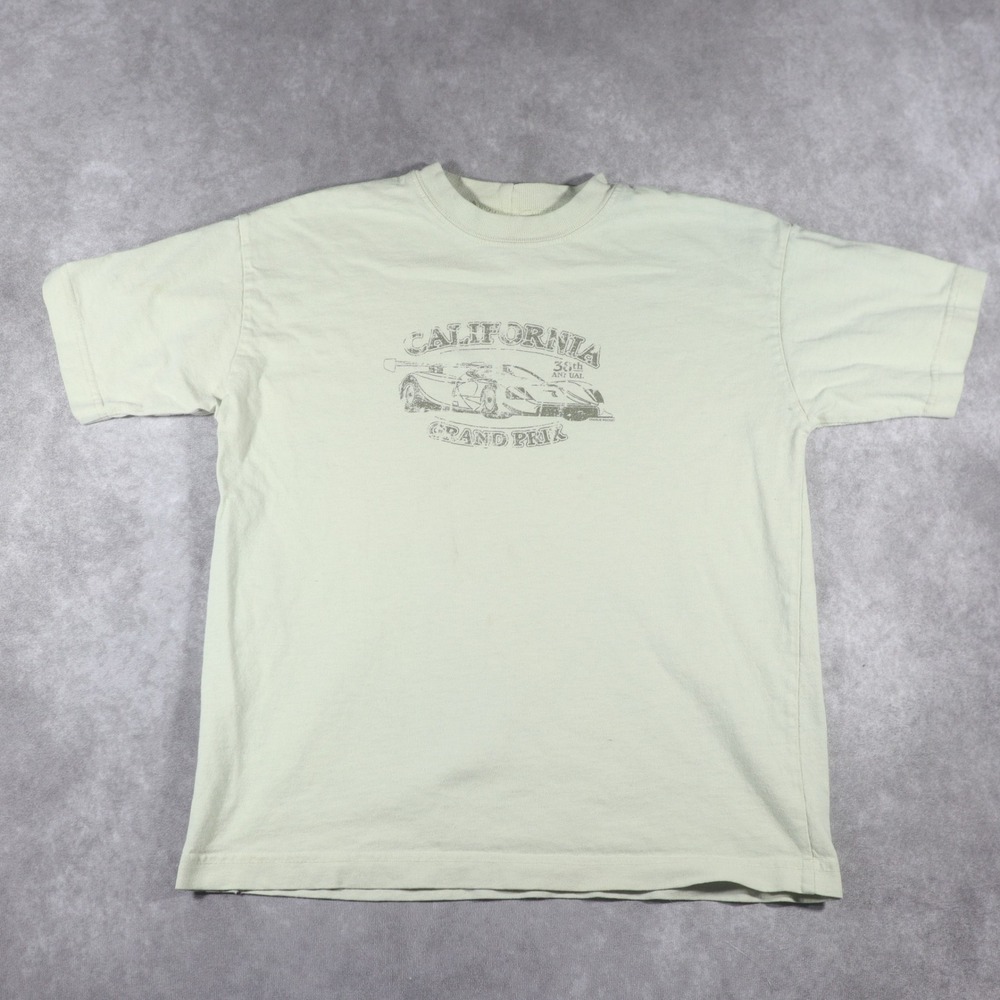 Charlie Rocket California Grand Prix T-Shirt Women L Vintage Racing Graphic Good